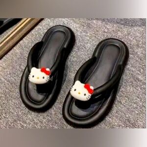 Hello Kitty thong style sandals